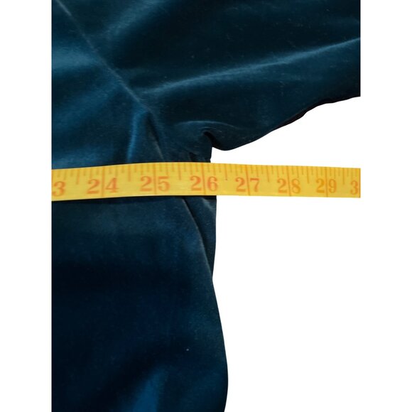 Vintage Jasmine Rose XL Womens Green Velvet Robe Full Zip - Picture 4 of 7